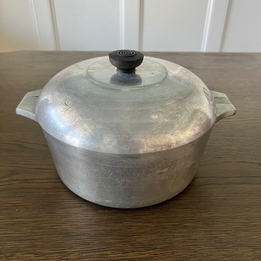 Wagner Ware Sidney -O- Magnalite 4248 Dutch Oven Cast Aluminum Pot with Lid 5 Qt - Picture 16 of 16